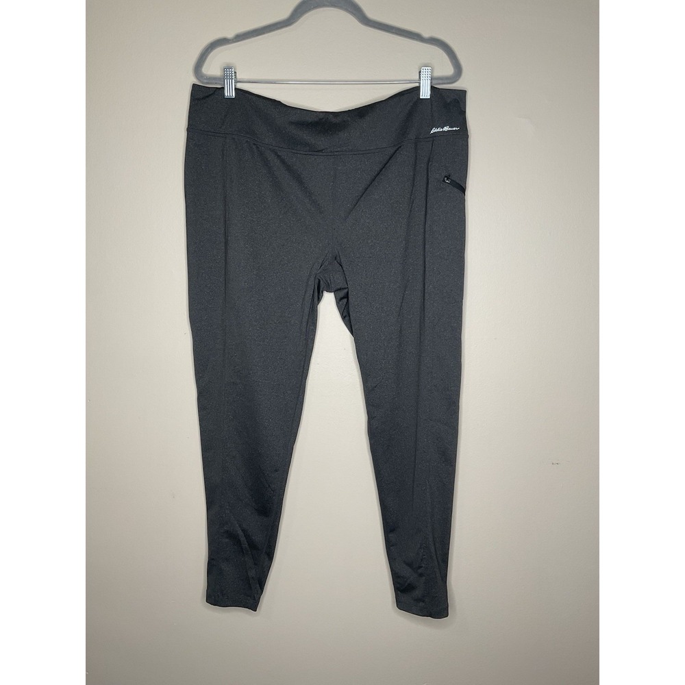 Eddie Bauer 2XL Women's Trail Tight High Rise Leggings Heather Gray Size XXL